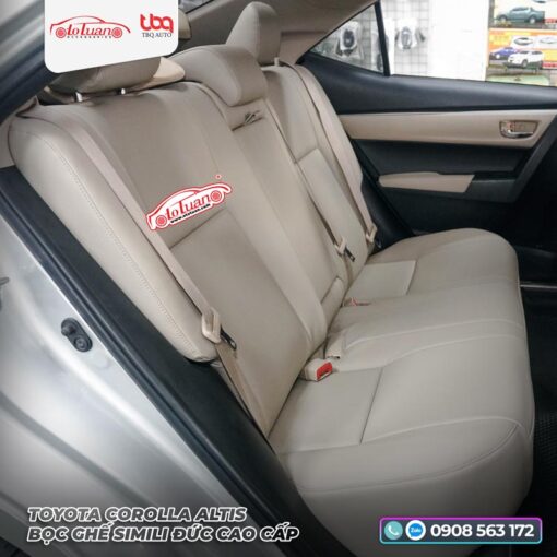 Toyota Corolla Altis G 2017 bọc ghế simili Đức