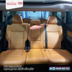 VW Teramont Bọc lại ghế da mới đổi màu