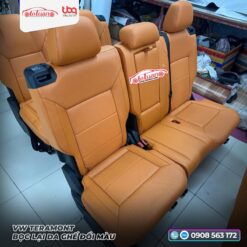 VW Teramont Bọc lại ghế da mới đổi màu