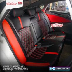 Hyundai Sonata bọc lại ghế da mới