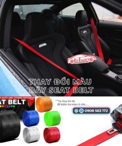 Thay màu dây seat belt xe ô tô
