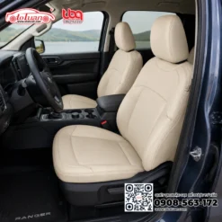 Mẫu ghế da Ford Ranger màu kem đẹp