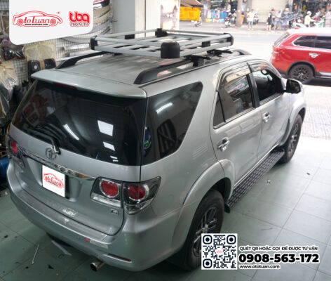 Giá nóc xe Fortuner 2010 - 2015