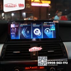 BMW X6 (E71) lắp màn hình android 10.25inch 2 hệ điều hành