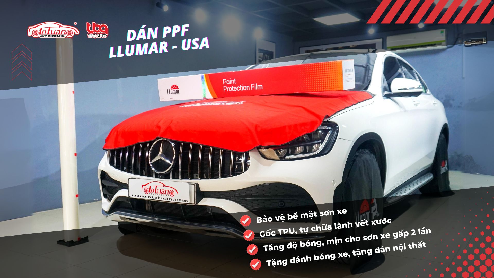 Dán PPF bảo vệ sơn xe