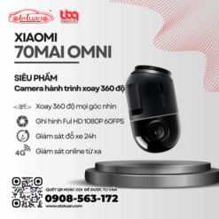 Camera hành trình Xiaomi 70mai Omni xoay 360 độ