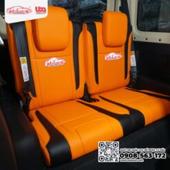 Suzuki Jimny bọc ghế da màu cam Hermes