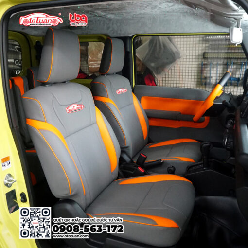 Ghế tài phụ xe Suzuki Jimny 2 màu xám cam