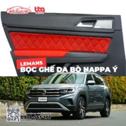 Volkswagen Teramont bọc cánh cửa da bò ý nappa lemans
