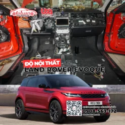 nội thất xe Range Rover Evoque khi bị tháo dỡ
