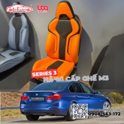 Nâng cấp ghế BMW Series 3 thành ghế M3 màu cam