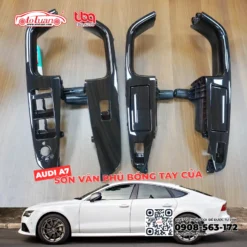 Sơn ốp gỗ nội thất xe Audi A7