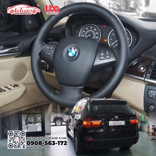 Khâu da vô lăng cho xe BMW X5