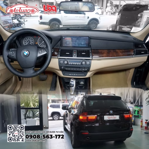 BMW X5 E70 nâng cấp màn hình android Fly