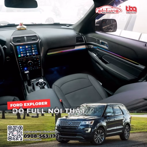 LED nội thất cánh của xe Ford Explorer