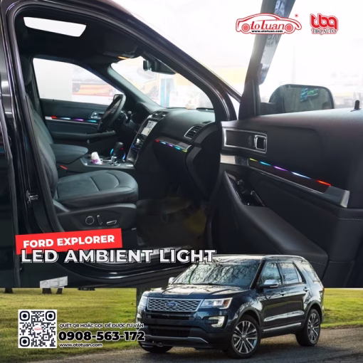 Độ LED nội thất cho xe Ford Explorer