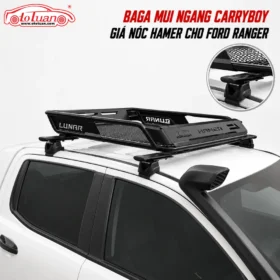 Baga mui ngang CarryBoy và giá nóc để hàng Hamer cho Ford Ranger