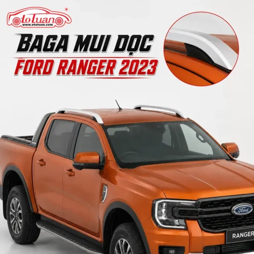 Baga mui dọc xe Ford Ranger 2023