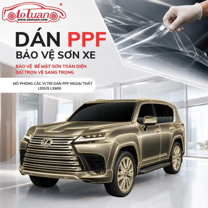 Dán PPF ngoại thất Lesxus LX600