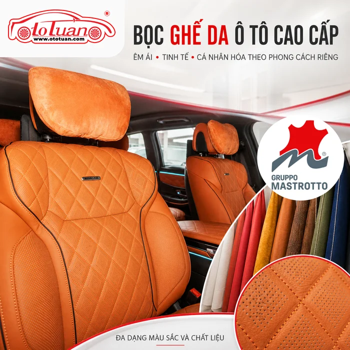 Ghế da bò Ý Lexus