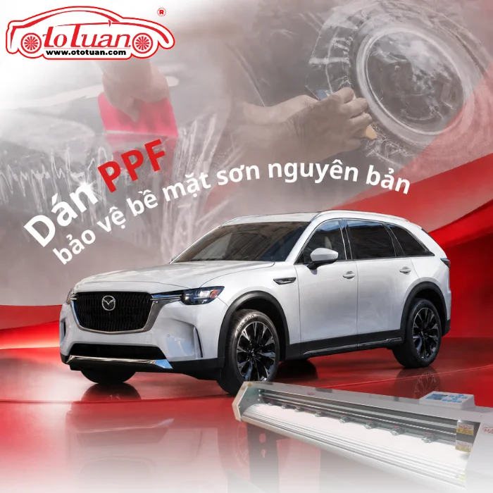Dán PPF ngoại thất để bảo vệ bề mặt sơn nguyên bản