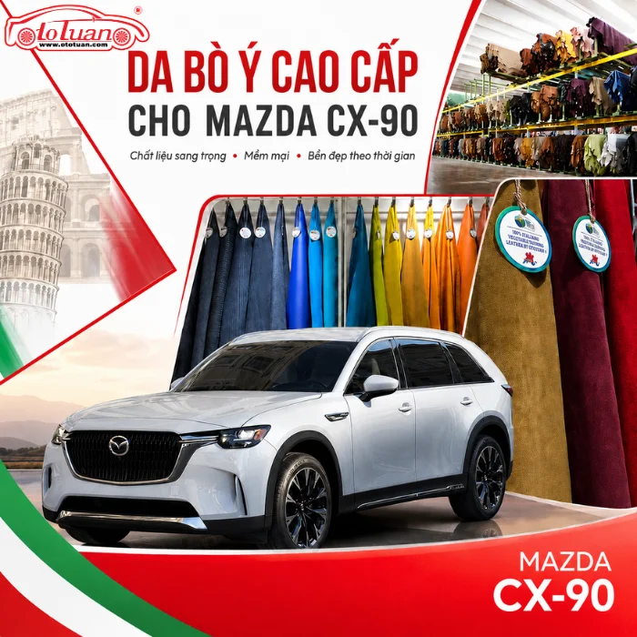 Nâng cấp nội thất bằng chất liệu da bò Ý