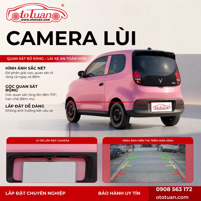 Camera lùi Vinfast VF2