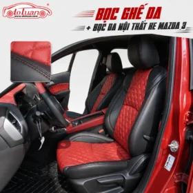 Bọc ghế da + Bọc da nội thất xe Mazda 3