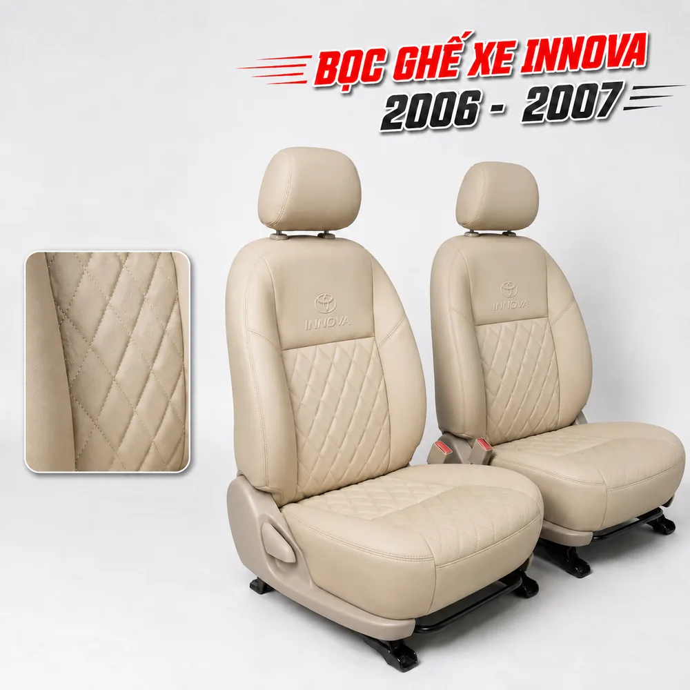 Bọc ghế xe Innova 2006 - 2007 Bọc ghế xe Innova 2006 - 2007