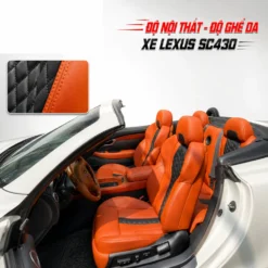 Độ nội thất - Độ ghế da xe Lexus SC430