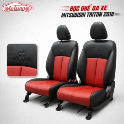 Bọc ghế da xe Mitsubishi Triton 2018