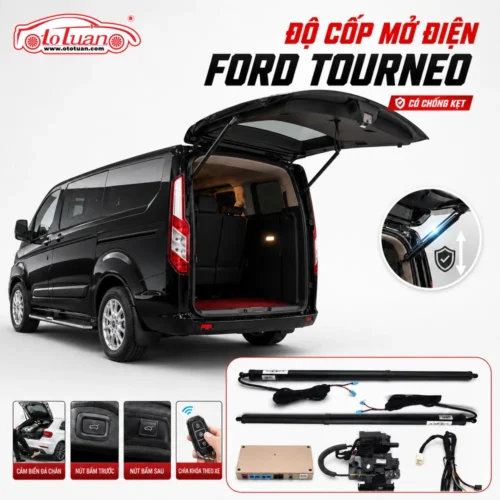 Độ cốp mở điện Ford Tourneo (Có Chống Kẹt)