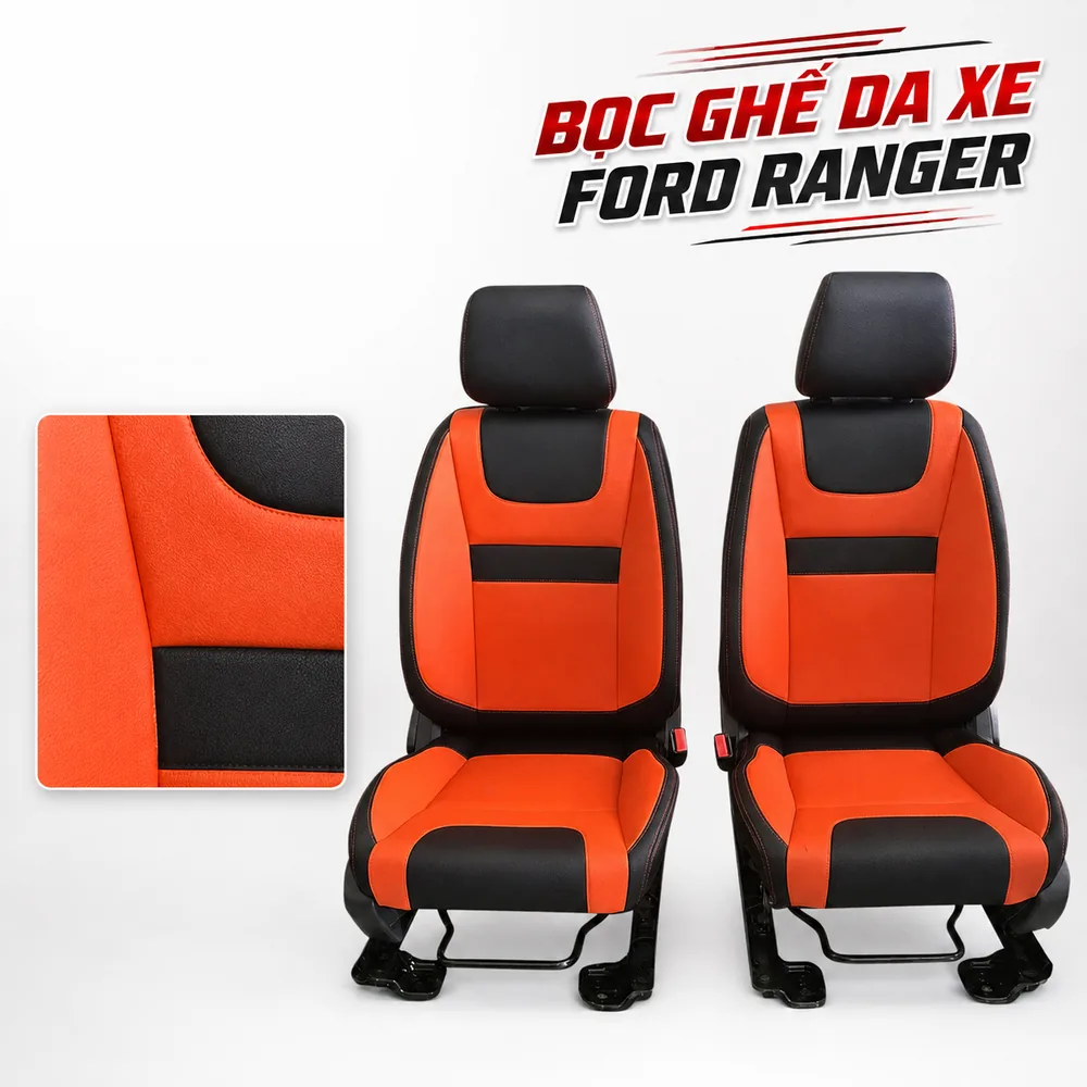 Bọc ghế da xe Ford Ranger Bọc ghế da xe Ford Ranger