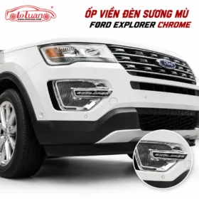 Chữ Explorer đèn sương mù trước