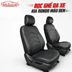 Bọc ghế da xe Kia Rondo màu đen