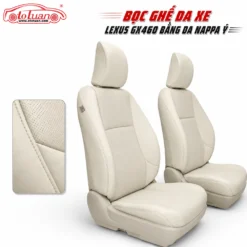 Bọc ghế da xe Lexus GX460 bằng da Nappa Ý