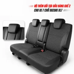 Độ thêm gối tựa đầu hàng ghế 2 cho xe 7 chỗ Suzuki XL7
