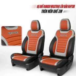 Độ ghế Ranger Wildtrak lên bản Raptor trên nền ghế zin