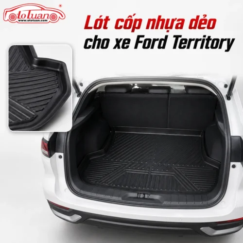 Lót cốp nhựa dẻo cho xe Ford Territory