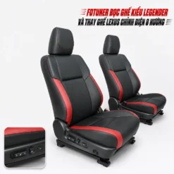 Fotuner bọc ghế kiểu Legender và thay ghế Lexus chỉnh điện 8 hướng
