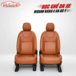 Bọc ghế da xe Nissan Kicks E da bò ý