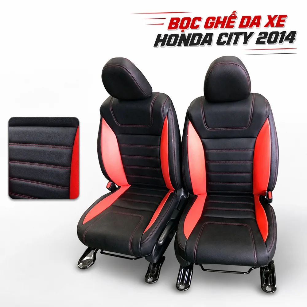 Bọc ghế da xe Honda City 2014 Bọc ghế da xe Honda City 2014