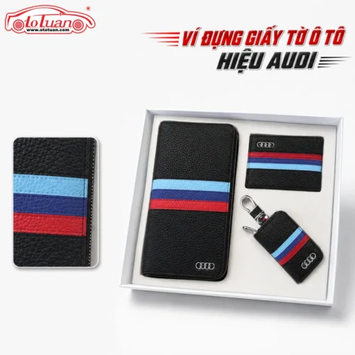 Ví đựng giấy tờ ô tô hiệu Audi