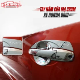 Tay nắm cửa mạ crom xe Honda Brio
