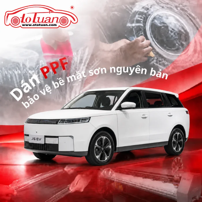 Dán PPF bảo vệ ngoại thất dành cho Jaecoo J5 2026