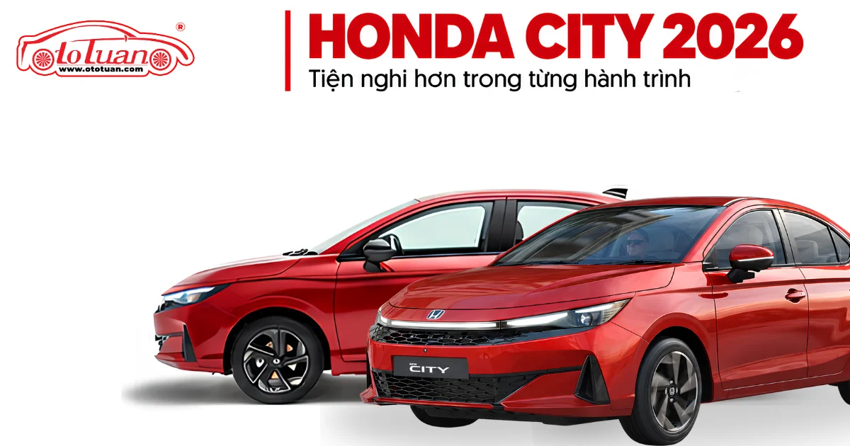 Phiên bản Honda City mới vừa ra mắt tại Việt Nam đã nâng cấp một ngoài hình hoàn toàn mới