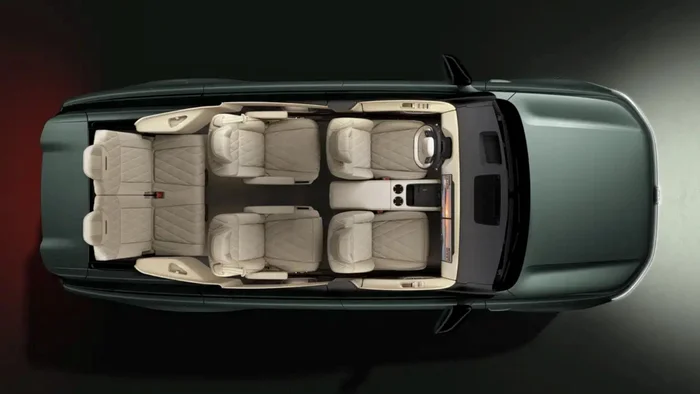 Hình ảnh lát cắt không gian nội thất Volkswagen ID. ERA 9X