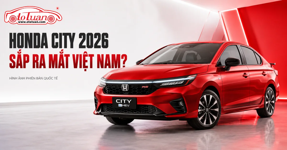 Honda City sự kiến ra mắt tại thị trường Việt Nam
