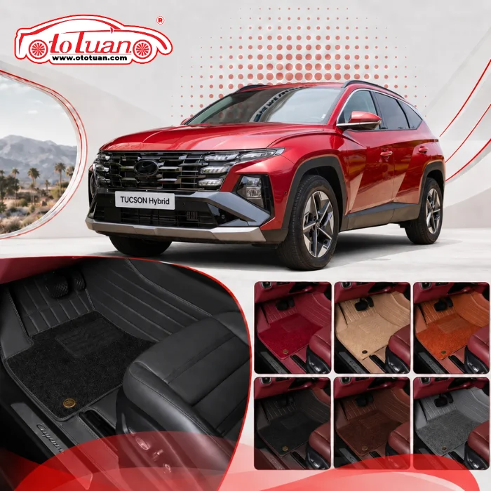 Thảm lót sàn theo form xe dành cho Hyundai Tucson Hybrid 2026