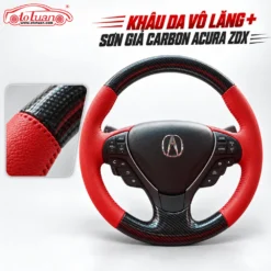 Khâu da vô lăng + Sơn giả carbon Acura ZDX